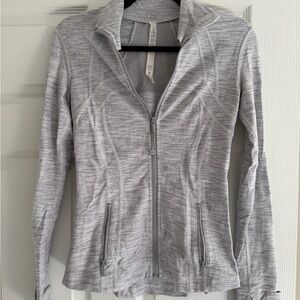 Lululemon Grey/White Heathered Jacket